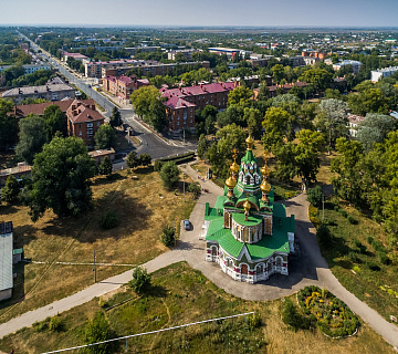 Чапаевск. Храм Сергия Радонежского (1916-1918). Фото: vladimirkrym.livejournal.com