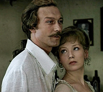 Олег Янковский и Елена Коренева в фильме «Тот самый Мюнхгаузен» (1979). Режиссер – Марк Захаров