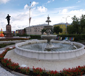 Черемхово. Фонтан на площади имени Ленина. Фото: chertown.ru
