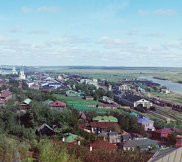 Панорама Владимира на основе фотографий С. М. Прокудина-Горского. 1911