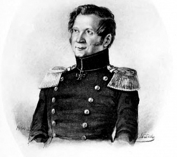 Е. С. Абабков. «Портрет Павла Петровича Аносова». 1844