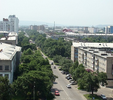 Уссурийск, ул. Ленина. Фото: skyscrapercity.com