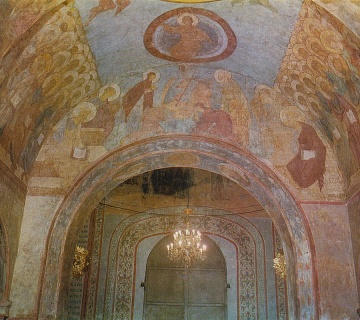 Фрески Успенского собора. Даниил Черный и Андрей Рублев. 1408. Фото: art.vladimir-city.ru