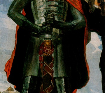 П. Д. Корин. Фрагмент триптиха «Александр Невский». 1942