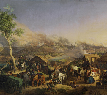 Петер фон Гесс. «Сражение при Смоленске 5 августа 1812 года». 1846
