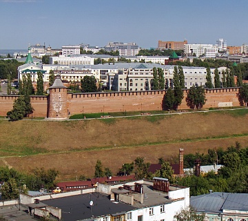 Вид на Нижегородский кремль. Фото: vsetona.com